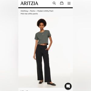 Wilfred Free Modern Utility Pant - Black